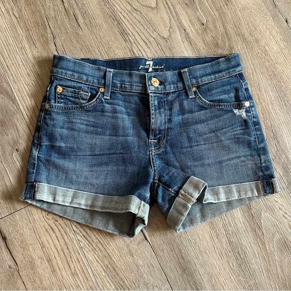 7 For All Mankind Pants - 7 for all Mankind Denim Short